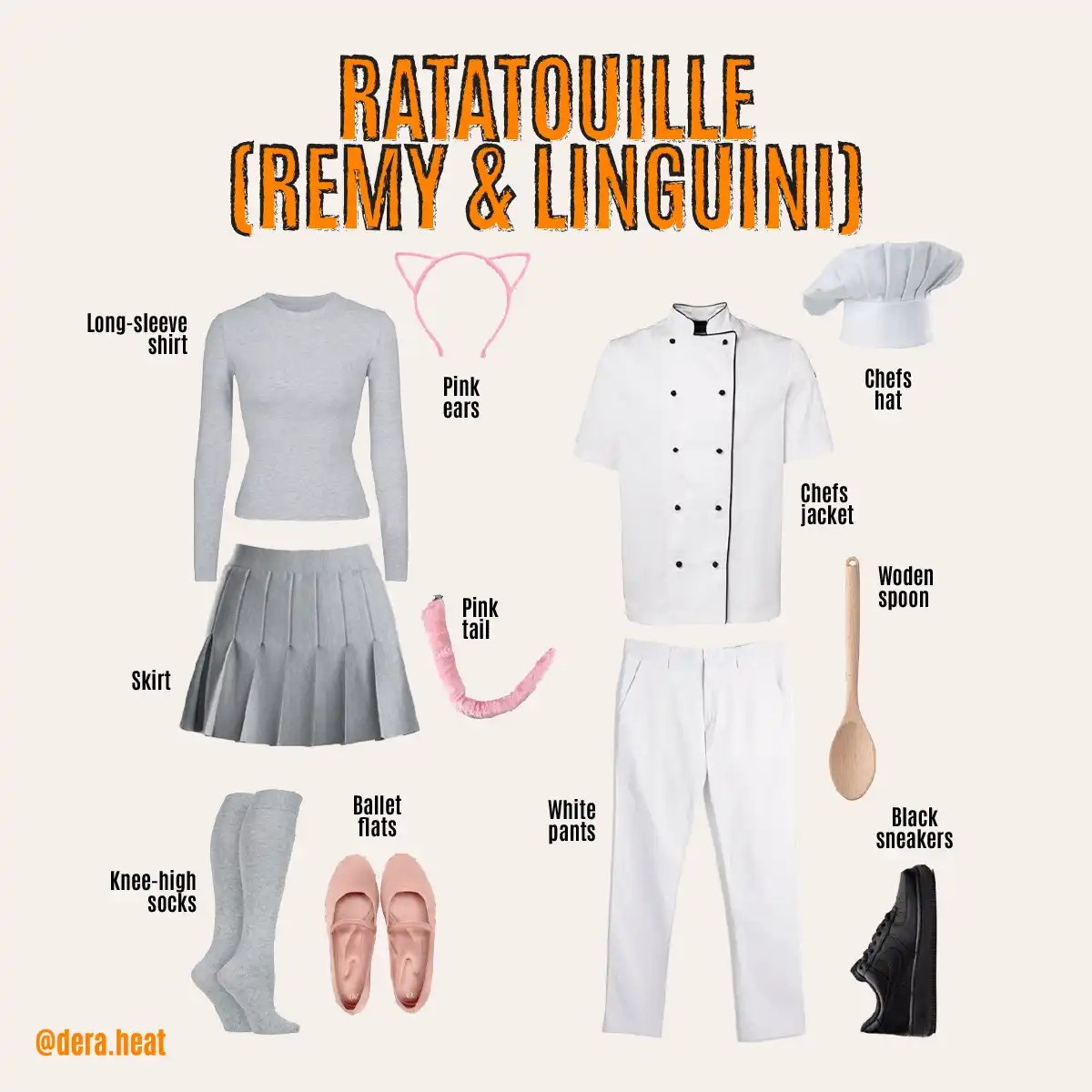 Couples Halloween costume idea Ratatouille