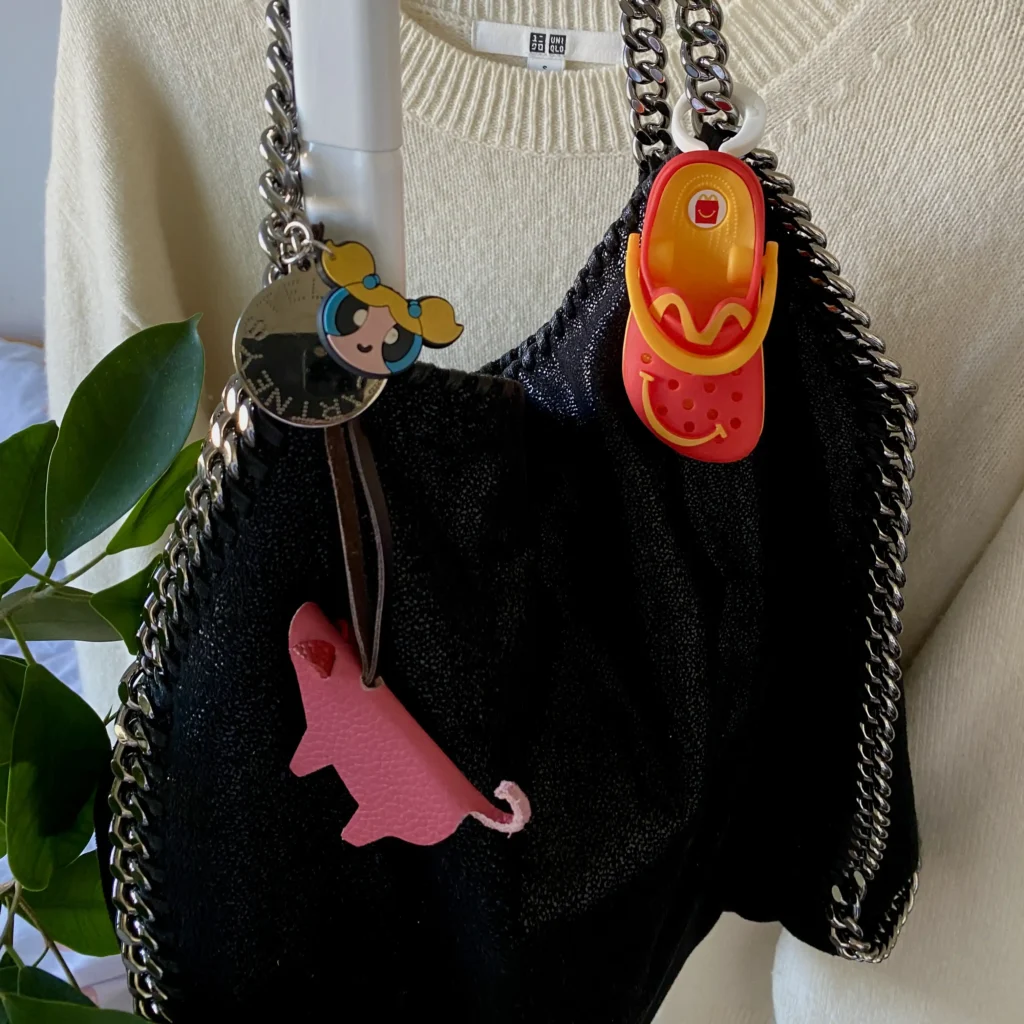 McDonald's Happy Meal charm on bag Stella McCartney