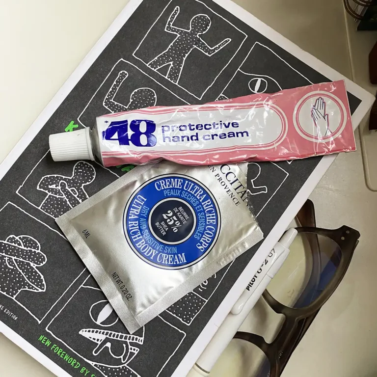 Favorite hand creams, 48 protective hand cream, L'occitane hand cream carite