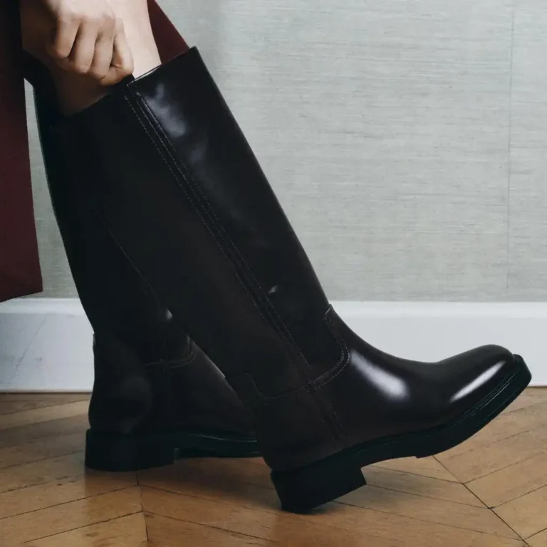 Zara flat riding boots