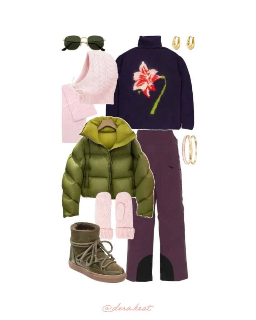 Après-ski outfit idea for her by dera.Heat