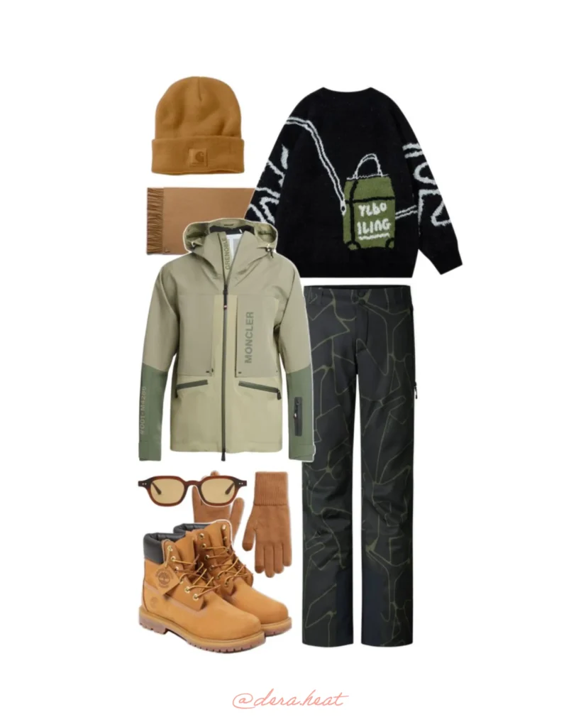 Après-ski outfit idea for men by dera.Heat