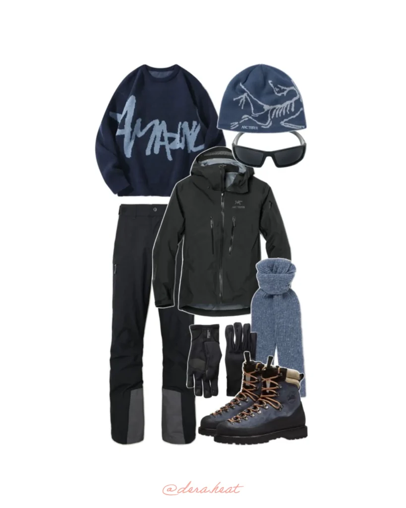 Après-ski outfit idea for men by dera.Heat