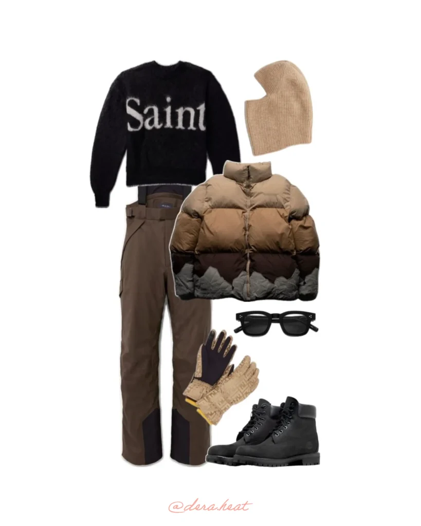 Après-ski outfit idea for men by dera.Heat