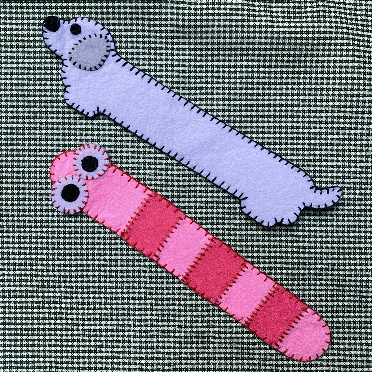 Felt bookmark by dera.Heat